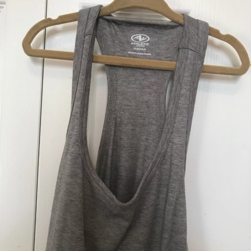 Grey Racerback Tanktop - Picture 2 of 4
